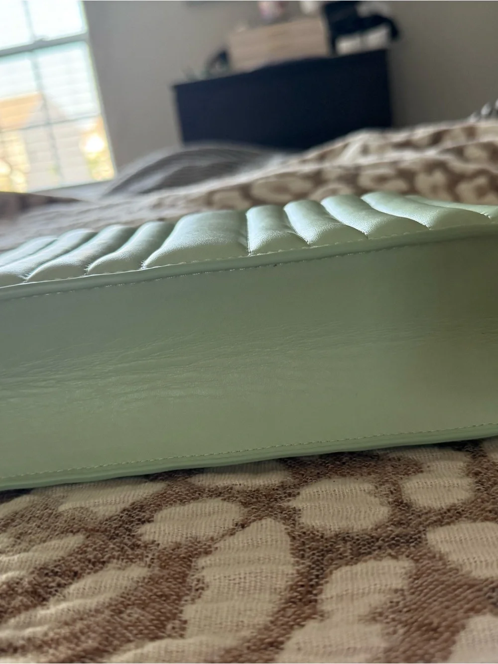 kate spade quilted mint